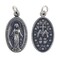 Virgin Mary Charm for Jewelry Making - 18x12mm Sterling Silver (1-Pc)